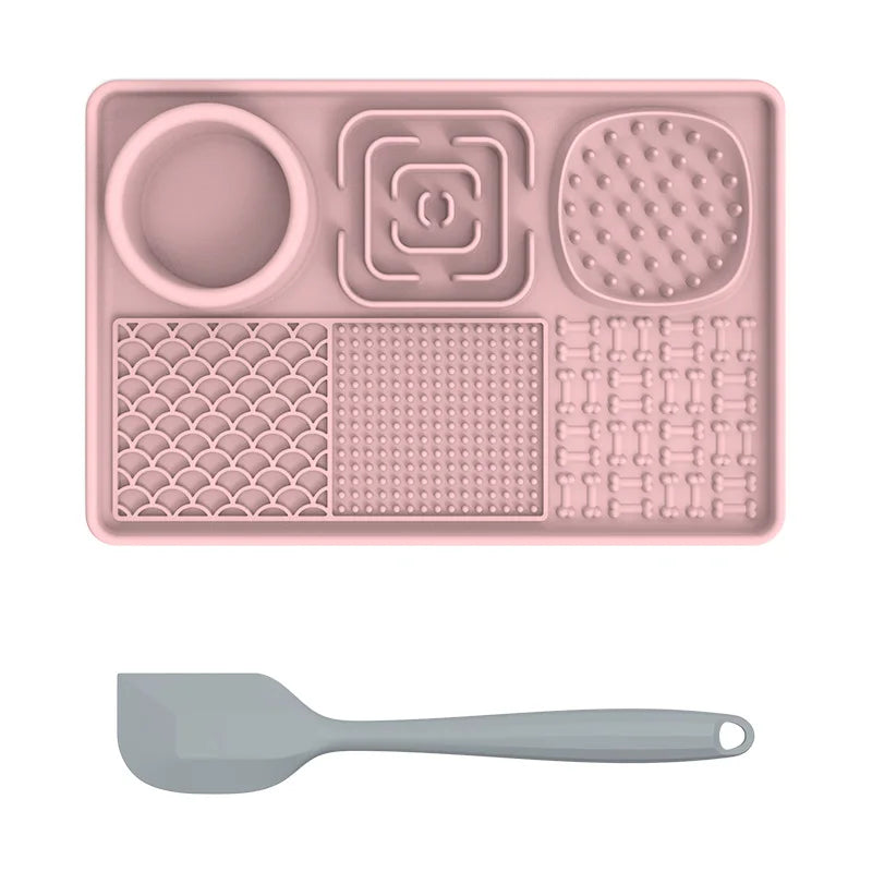 Lick Mat with Suction - Slow Feeder, Silicone BPA-Free
