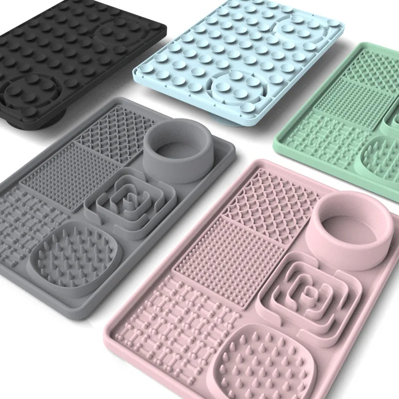 Lick Mat with Suction - Slow Feeder, Silicone BPA-Free
