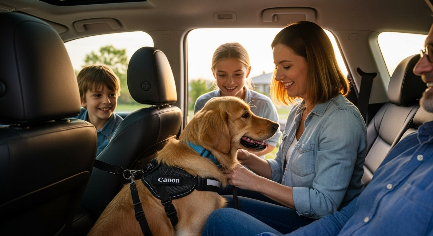 car dog harness, pet safety, travel
