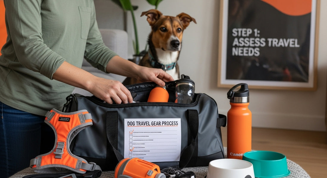 dog travel gear process