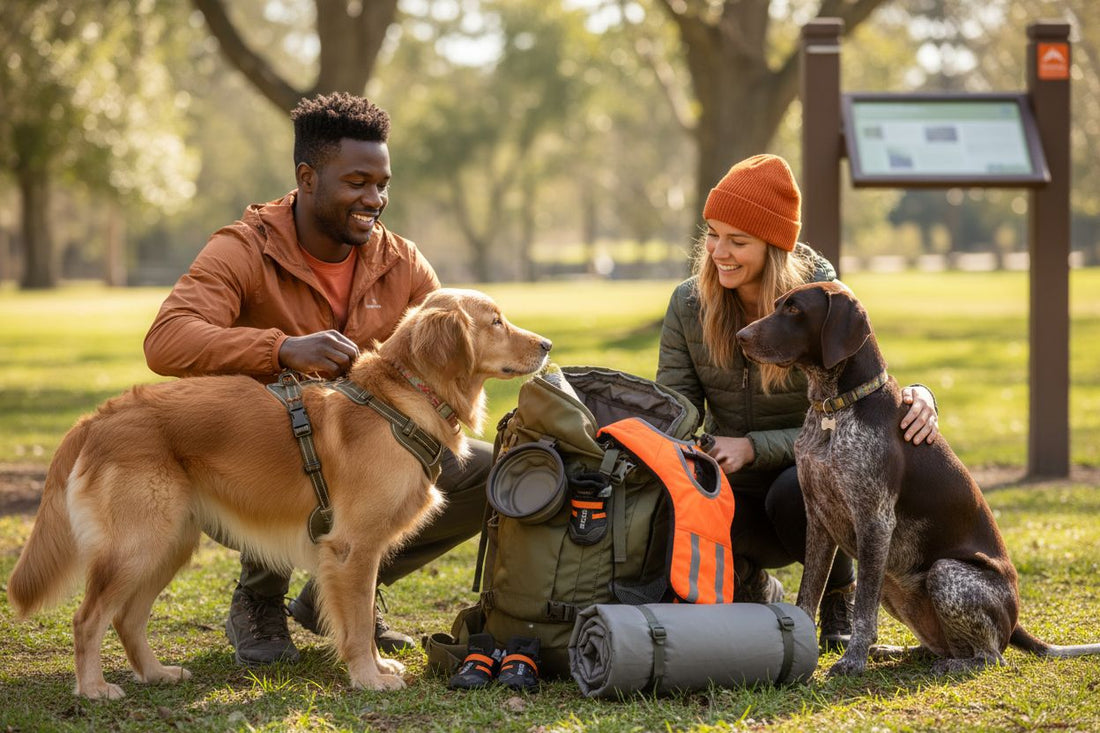 dog outdoor gear, dog adventure, pet safety