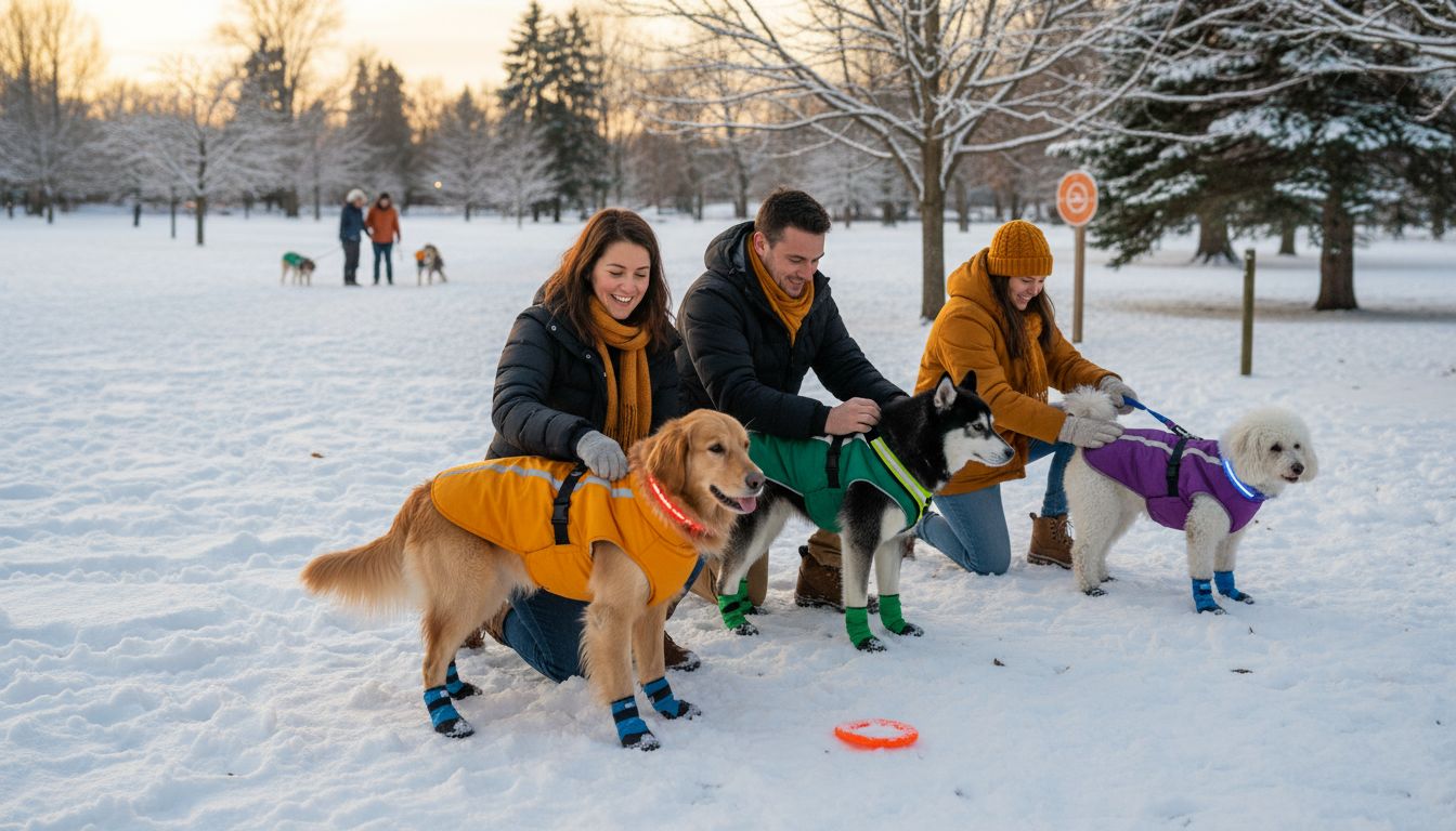 winter dog gear