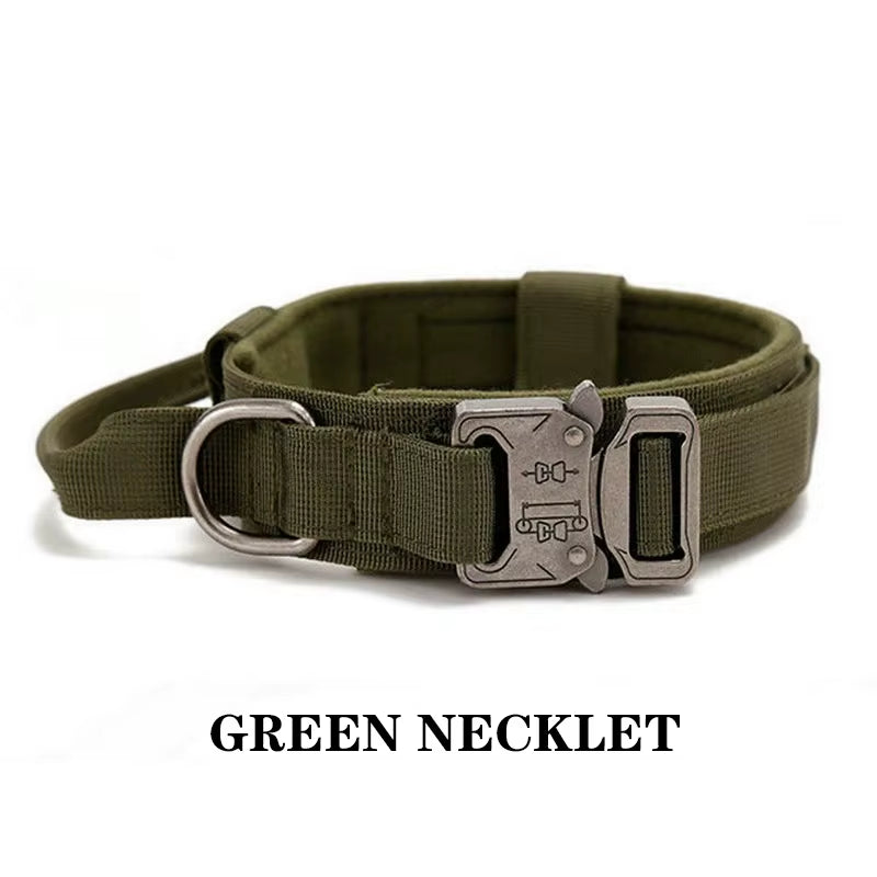 Big Dog Harness Tactical Camouflage Dog Vest Breathable Easy Handle Tactics Dog Collar Medium Strong Nylon Elastic Pet Dog Leash