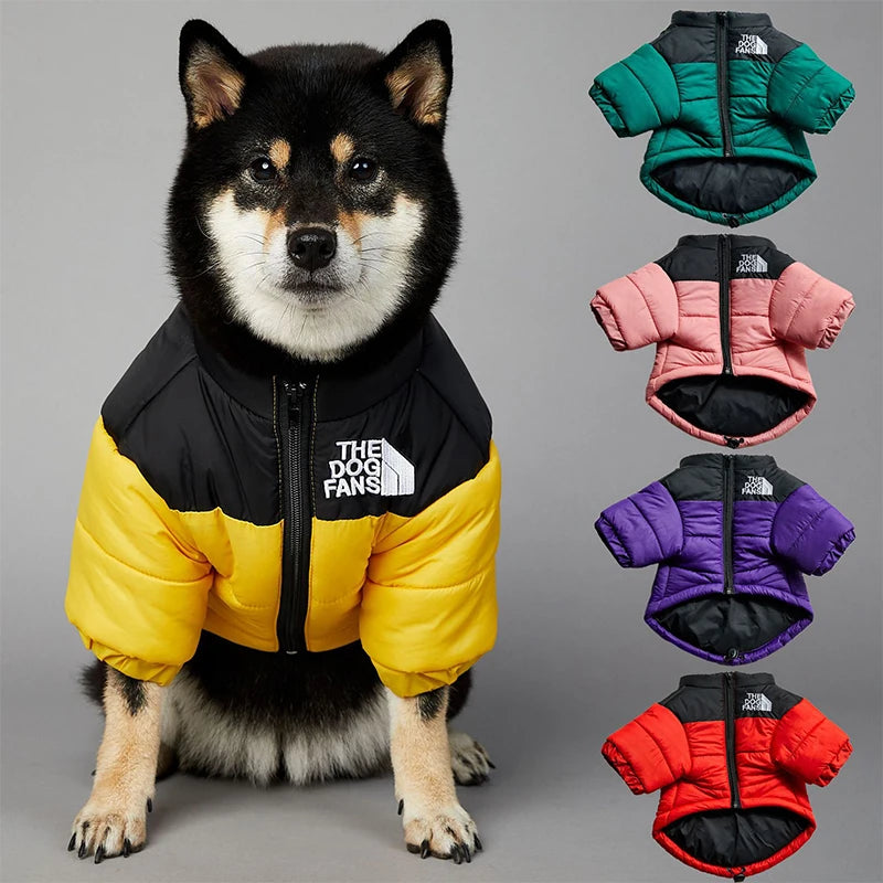 Winter Dog Jacket – Warm Cotton Coat (Sizes S–5XL)