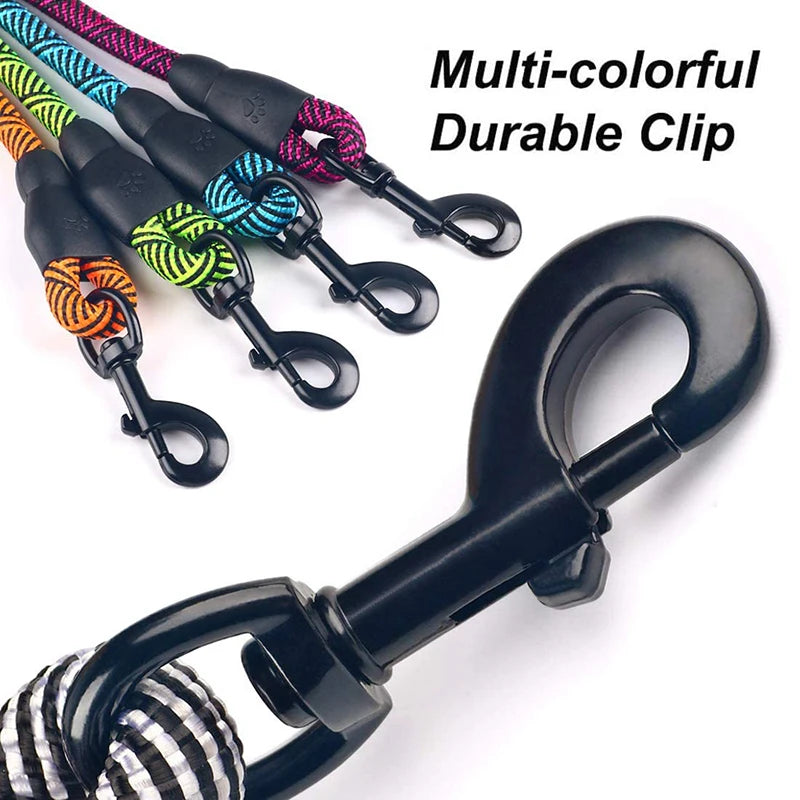 3m (10ft) Heavy Duty Dog Leash – Reflective Rope with Padded Handle for Medium & Large Dogs