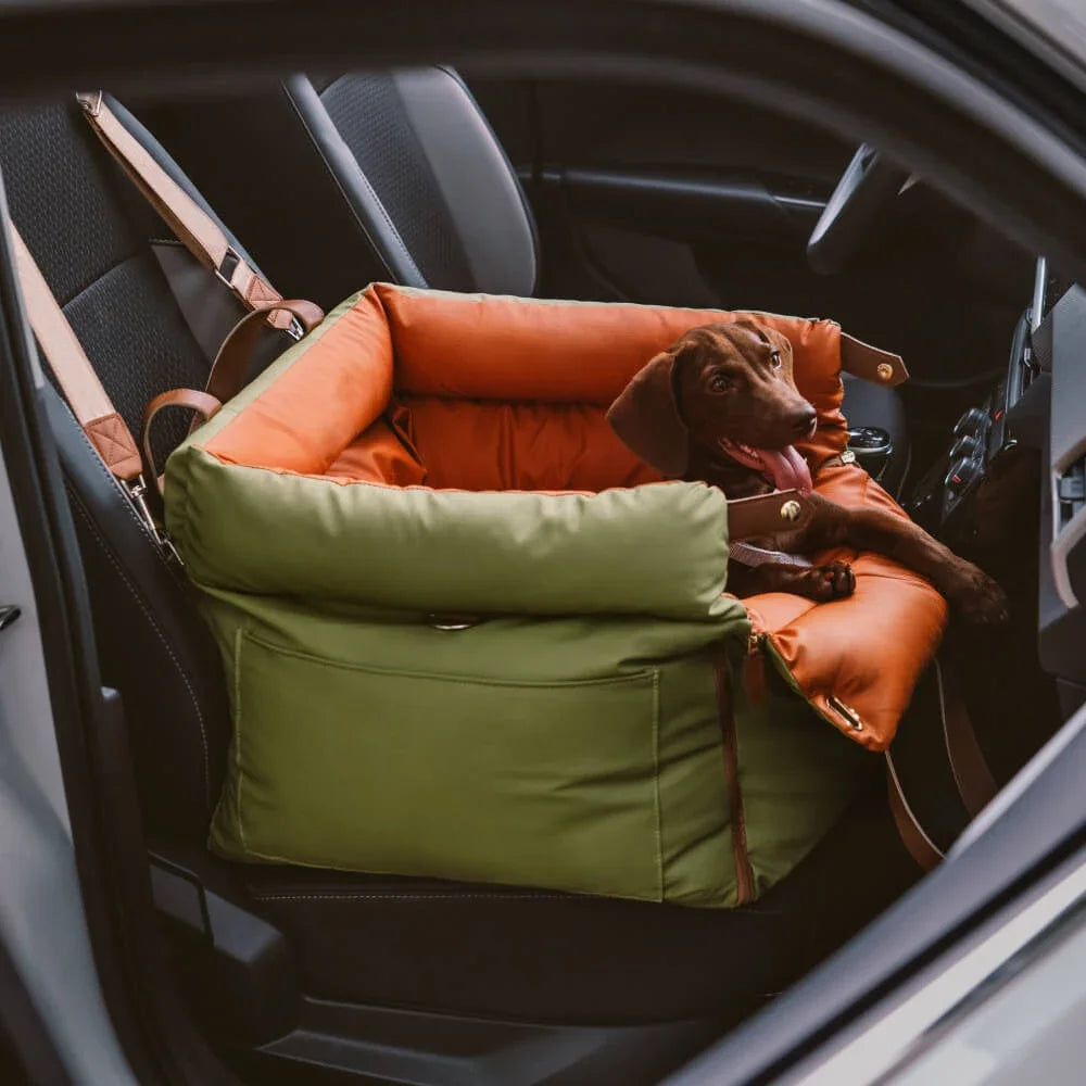 Luxury Faux Leather Car Bed – Your Pet’s First Class Seat