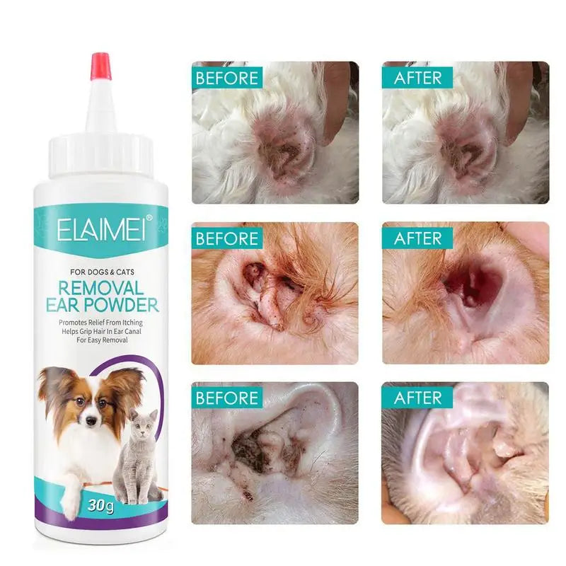 Dog Ear Powder (30g) – Safe, Effective Ear Cleaner for Healthy, Odour-Free Ears