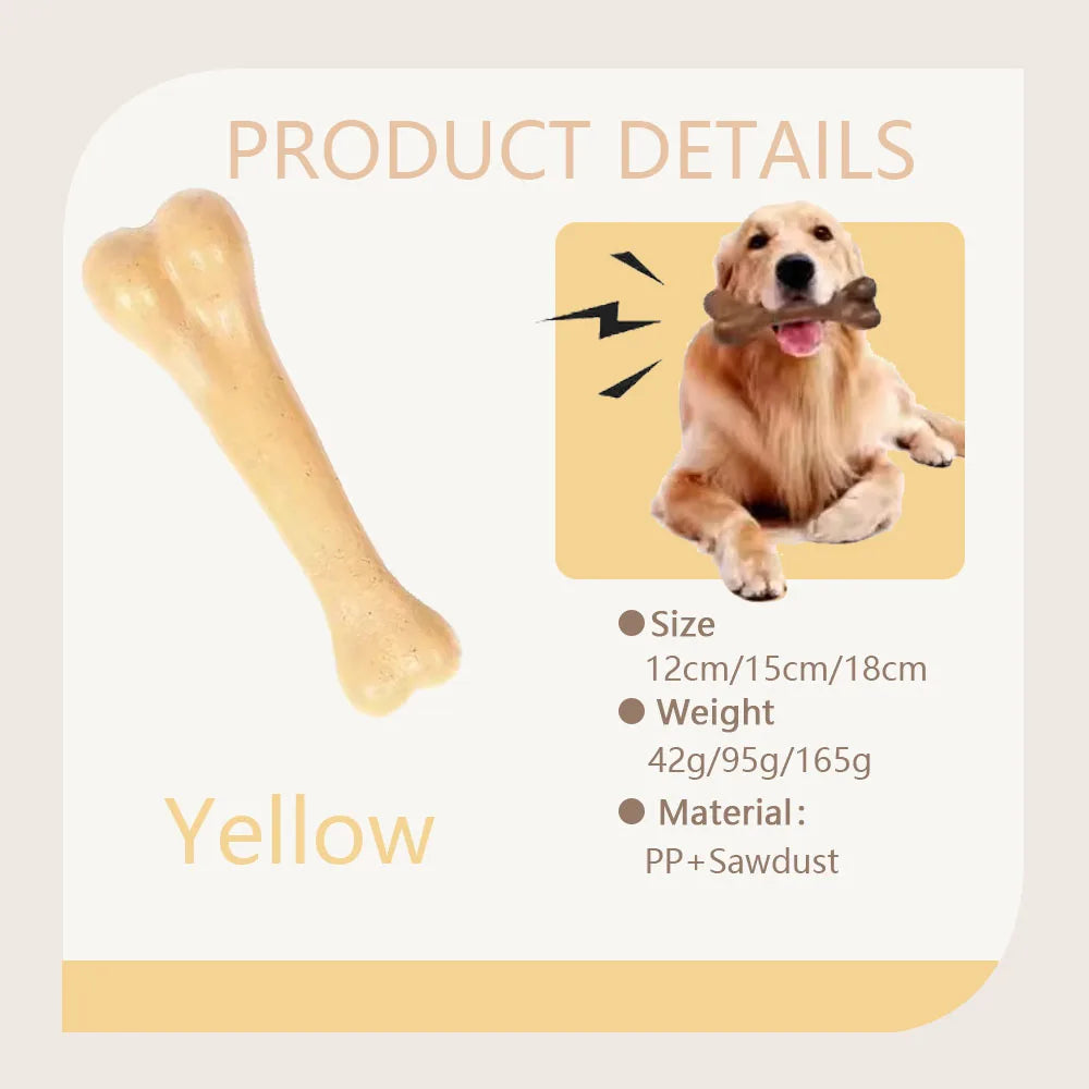 Nearly Indestructible Dog Bone Chew Toy – Natural, Non-Toxic, and Built for Tough Chewers