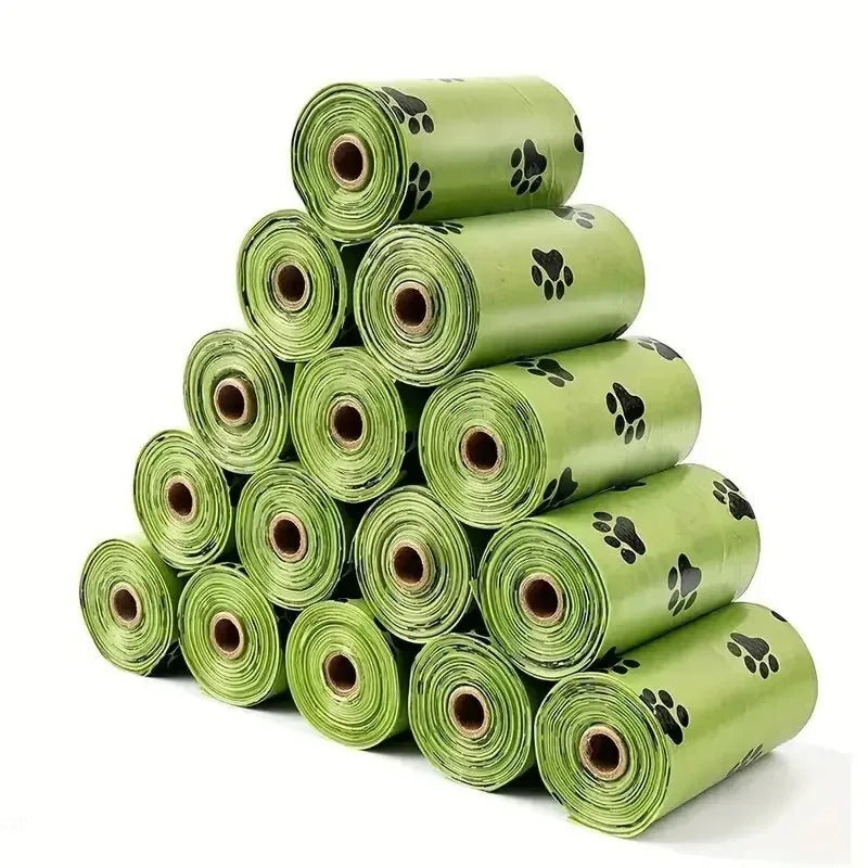 Thick Dog Poop Bags – 8 or 16 Rolls, Leak-Proof & Ready for Any Walk