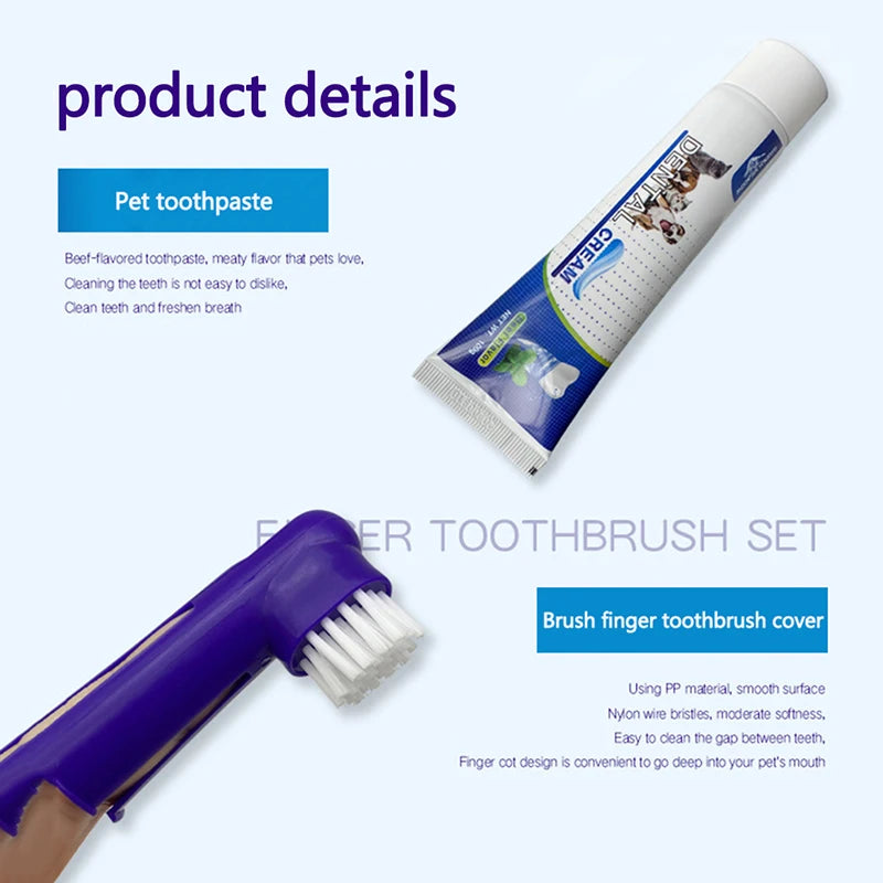 Dog Toothpaste – 4-Piece Dental Care Set