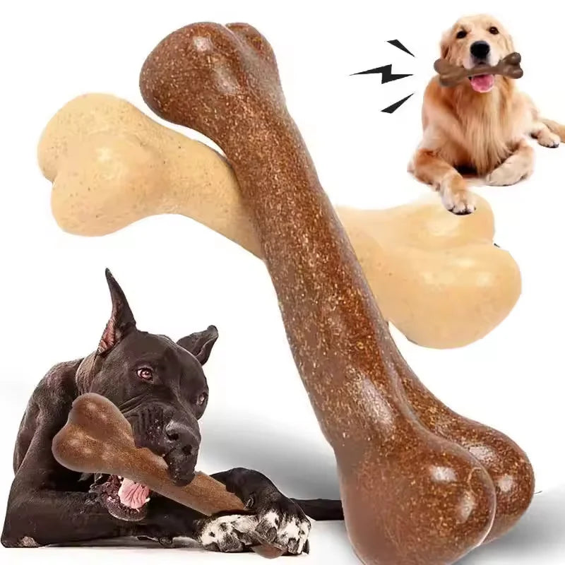 Nearly Indestructible Dog Bone Chew Toy – Natural, Non-Toxic, and Built for Tough Chewers