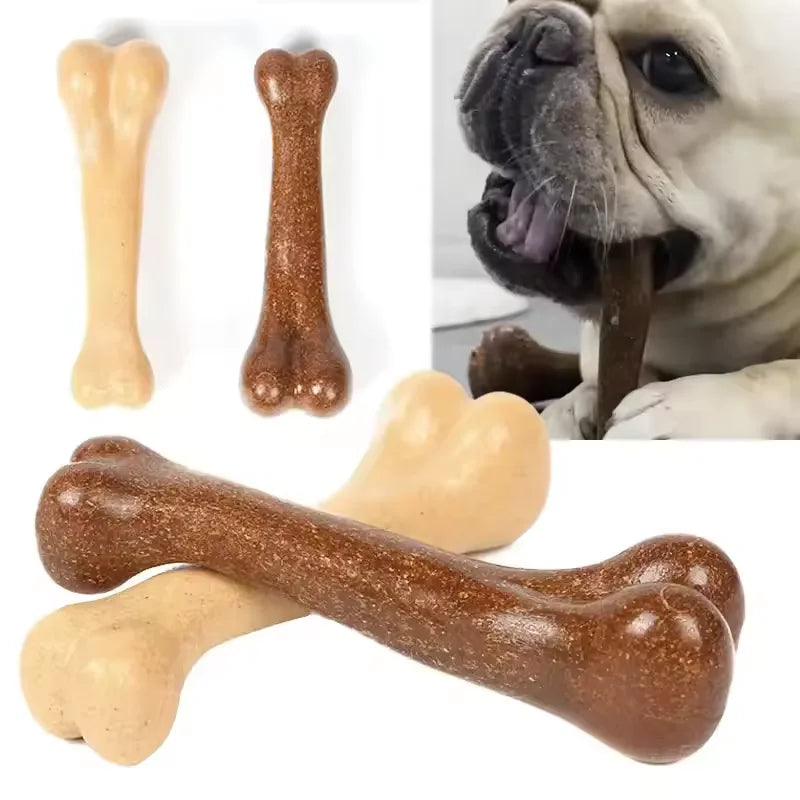 Nearly Indestructible Dog Bone Chew Toy – Natural, Non-Toxic, and Built for Tough Chewers