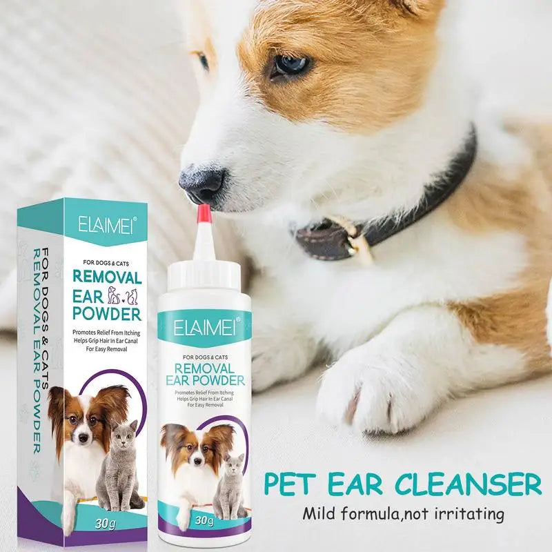Dog Ear Powder (30g) – Safe, Effective Ear Cleaner for Healthy, Odour-Free Ears