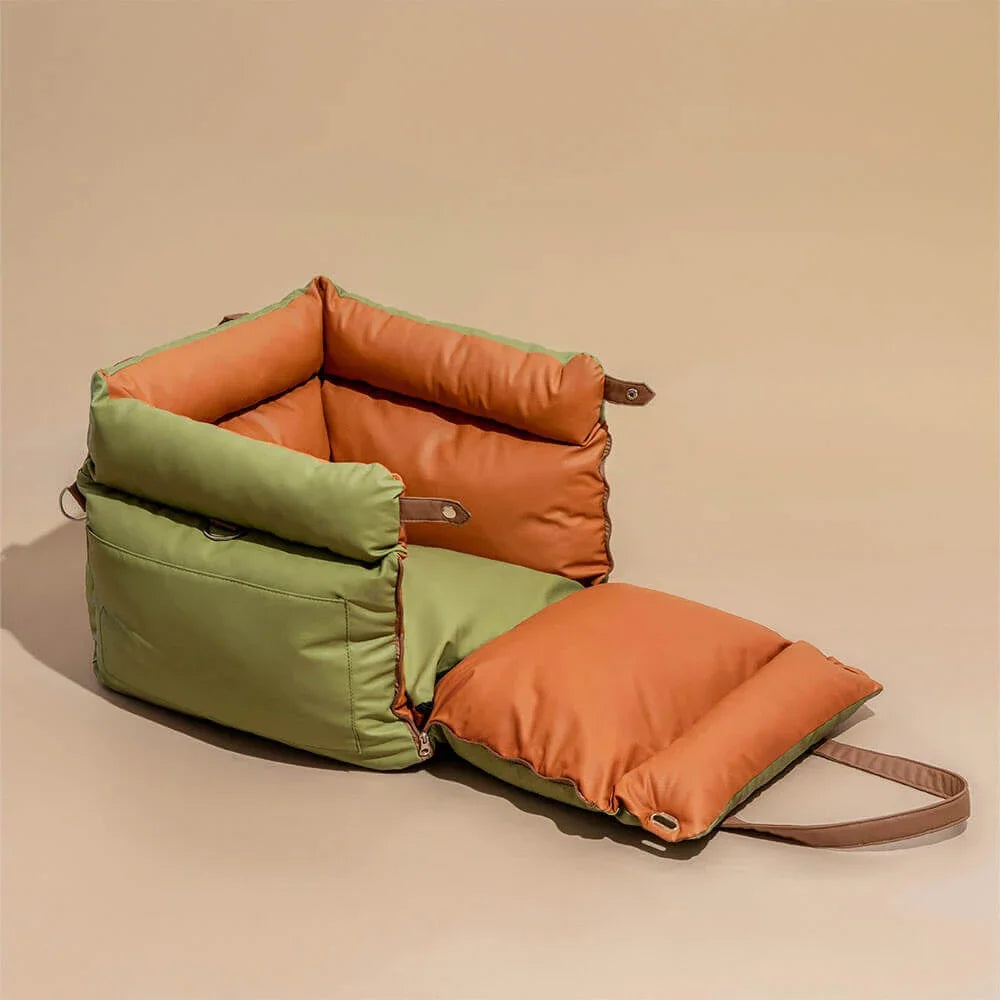 Luxury Faux Leather Car Bed – Your Pet’s First Class Seat