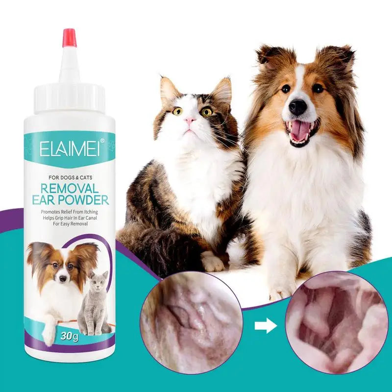 Dog Ear Powder (30g) – Safe, Effective Ear Cleaner for Healthy, Odour-Free Ears