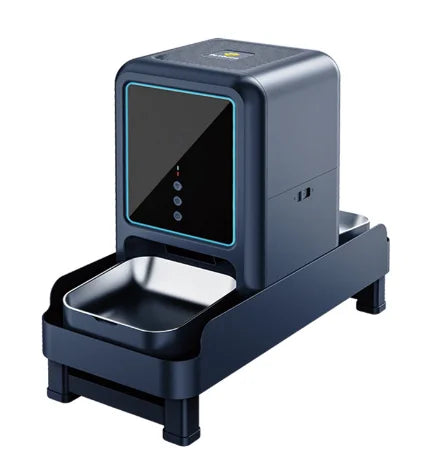 Smart automatic dog feeder with 15L capacity and app control for timed feeding